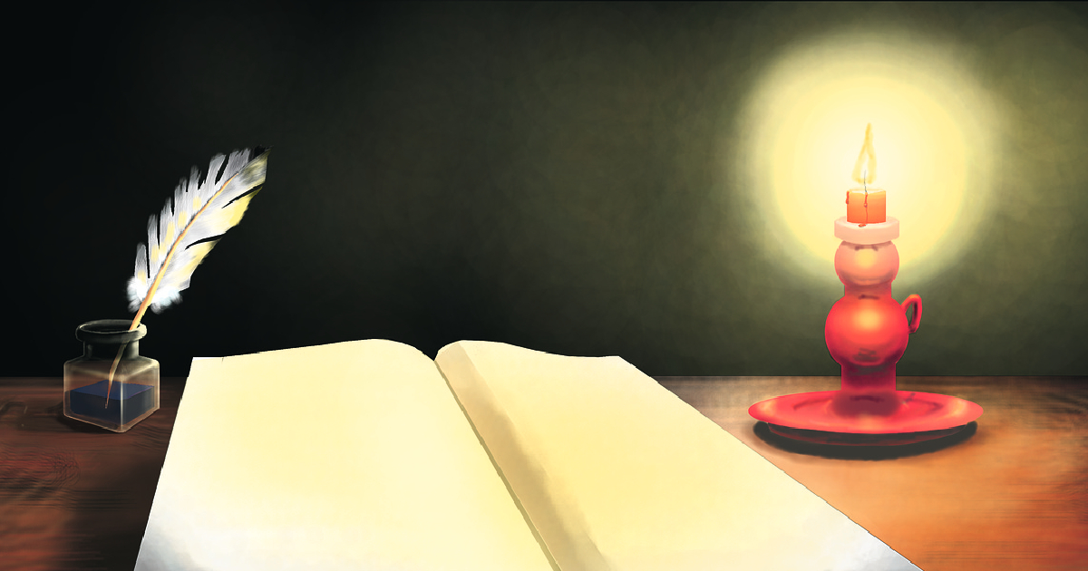 Creativity Inspired by Lucid Dreams ink quill and book in lucid dreaming